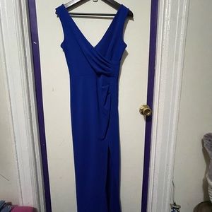 Blue maxi dress Greta fit never worn but no tag